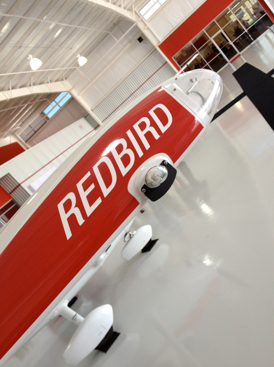 Redbird Plane closeup
