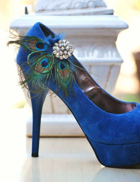 Peacock Wedding Shoe