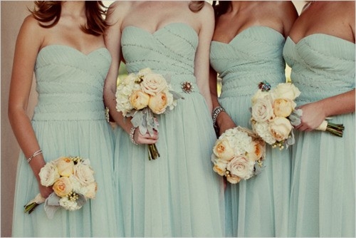 mint bridesmaid dresses