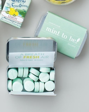wedding favor mints